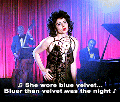 Blue Velvet GIF. Films en series Gifs Blue velvet Isabella rossellini 