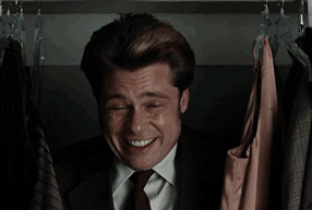 Brad Pitt GIF. Bioscoop Angelina jolie Brad pitt Gifs Filmsterren Mr and mrs smith Jaeltabithaoliver Jael zwart Oliv 