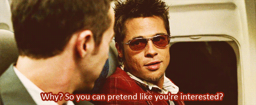 Bioscoop Film Films en series Brad pitt Gifs Fight club Filmsterren Jared Leto Tyler Durden 
