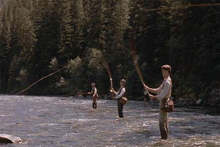 Brad pitt Gifs Filmsterren A River Runs Through It paul maclean 