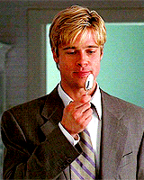 Brad Pitt GIF. Bioscoop Brad pitt Gifs Filmsterren 90s Meet joe black 