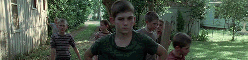 Bioscoop Kunst Telefoon Brad pitt Gifs Filmsterren lachend hilarisch thegoodfilms grapje burn after 