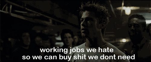 Bioscoop Film Films en series Brad pitt Gifs Fight club Filmsterren leven wereld verloren film citaat vrijhei 