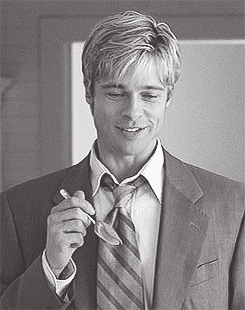Tong Brad pitt Gifs Filmsterren Tales from the Crypt verschrikking hij gebruikt om een â€‹â€‹babe 