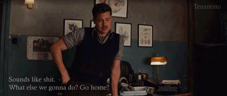 Bioscoop Films en series Brad pitt Gifs Fight club Filmsterren pratend 