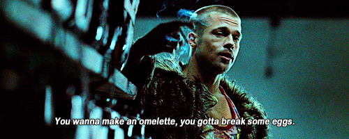 Films en series Brad pitt Gifs Fight club Filmsterren David Fincher 