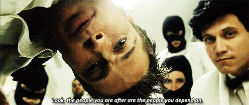 Films en series Brad pitt Gifs Fight club Filmsterren David Fincher 100 Tyler Durden Edward Norton photoset1 