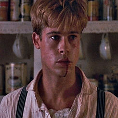 Brad Pitt GIF. Films en series Brad pitt Gifs Fight club Filmsterren David fincher 100 Tyler durden Edward norton Photoset1 