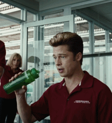 Brad Pitt GIF. Bioscoop Brad pitt Gifs Filmsterren 90s Meet joe black 