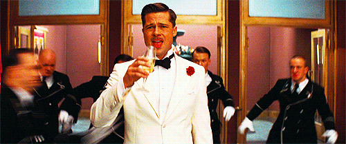 Televisie Brad pitt Gifs Filmsterren celebs fallontonight Jimmy Fallon fury 