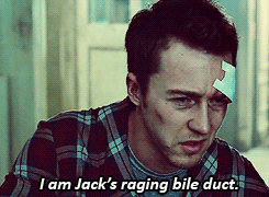 Brad Pitt GIF. Beroemdheden Films en series Brad pitt Gifs Fight club Filmsterren Burn after reading Tyler durden 12 apen 
