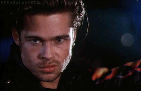 Tong Brad pitt Gifs Filmsterren Tales from the Crypt verschrikking hij gebruikt om een â€‹â€‹babe 