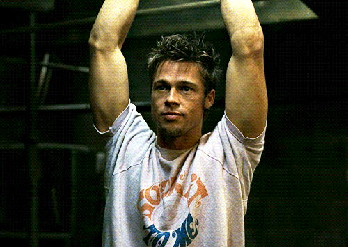 Telefoon Films en series Brad pitt Gifs Fight club Filmsterren 