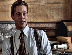 Brad Pitt GIF. Film Brad pitt Gifs Filmsterren Quentin tarantino Inglourious basterds Jij niet? Y&amp;#39;all graag b 