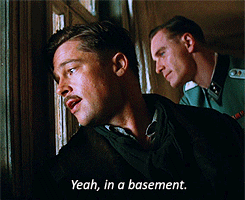 Brad Pitt GIF. Beroemdheden Film Films en series Brad pitt Gifs Fight club Filmsterren David fincher Tyler durden Cultfilm Slapeloo 