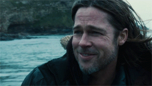 Brad Pitt GIF. World war z Brad pitt Gifs Filmsterren 