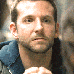 Bradley Cooper GIF. Bioscoop Gifs Filmsterren Bradley cooper Geschokt 