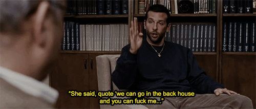 Bradley Cooper GIF. Interview Gifs Filmsterren Bradley cooper 