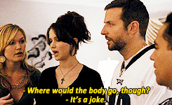 Bradley Cooper GIF. Gifs Filmsterren Bradley cooper Jlaw Silver linings playbook 
