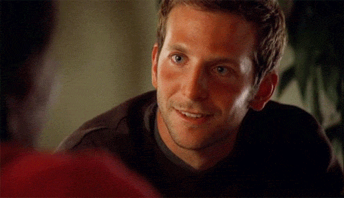 Bradley Cooper GIF. Omhelzing Gifs Filmsterren Bradley cooper Jennifer lawrence 