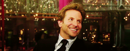 Bradley Cooper GIF. Gifs Filmsterren Bradley cooper Verandering 
