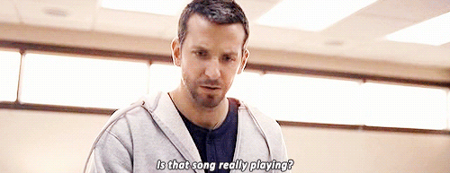 Bradley Cooper GIF. Gifs Filmsterren Bradley cooper 13 Silver linings playbook 