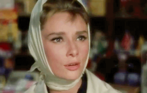 Films en series Gifs Breakfast at tiffanys wijnoogst Audrey Hepburn 50s 