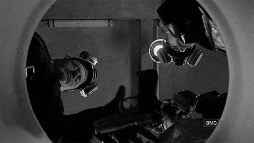 Films en series Breaking bad Maskers Gifs ernstig zwart en wit gooien gat 