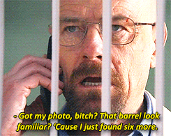 Breaking Bad GIF. Films en series Breaking bad Tv Gifs Belediging Walter white Lafaard 