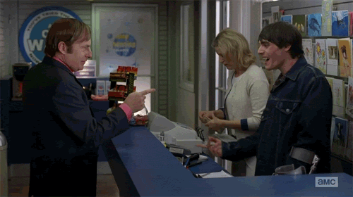 Films en series Breaking bad Gifs saul goodman carwash 