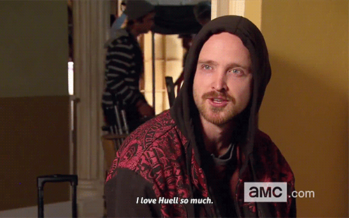Films en series Breaking bad Gifs Aaron Paul jesse pinkman huell Lavell crawford Huell Babineaux opslaan 