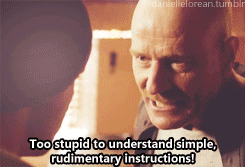 Breaking Bad GIF. Films en series Breaking bad Kleur Gifs Filmsterren Bryan cranston Aaron paul Walter white Jesse pinkman Tv programma 