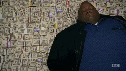 Films en series Breaking bad geld Gifs rijk huell comfortabel 