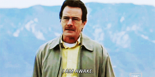 Films en series Breaking bad Gifs Filmsterren Bryan cranston tekst wakker typografie walter white kalm 