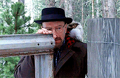 Breaking Bad GIF. Films en series Breaking bad Gifs Gluiperig Rustig Walter white Graniet staat Gate 