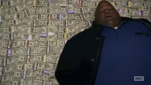 Films en series Breaking bad geld Gifs rijk huell comfortabel 