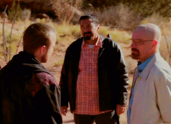 Breaking Bad GIF. Films en series Breaking bad Gifs Filmsterren Bryan cranston Aaron paul Walter white Hank schrader Jesse pinkman Toha 