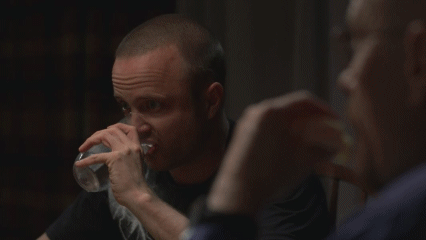 Drinken Films en series Breaking bad Gifs onhandig diner jesse pinkman 