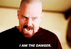 Breaking Bad GIF. Films en series Breaking bad Tv Gifs Belediging Walter white Lafaard 