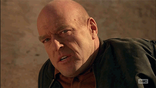 Boos Films en series Breaking bad Tv Gifs praat GTFO walging fuck u hank schrader 