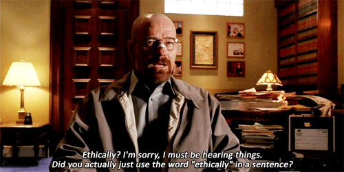Bang Films en series Breaking bad Gifs nerveus hank schrader verloren 