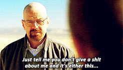 Breaking Bad GIF. Films en series Breaking bad Tv Gifs Belediging Walter white Lafaard 
