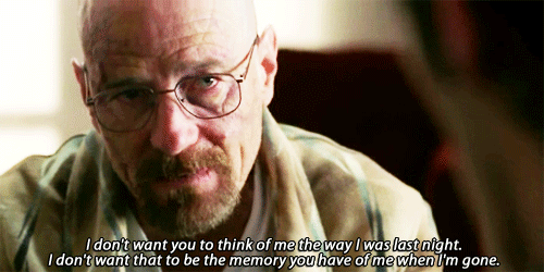 Films en series Breaking bad Gifs Filmsterren Bryan cranston walter white breken slechte salud 