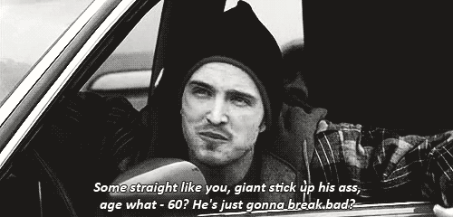 Films en series Breaking bad Gifs walter white jesse pinkman aaron michael paul 