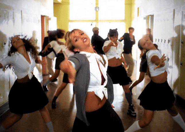Dansen Artiesten Britney spears Gifs vallend 