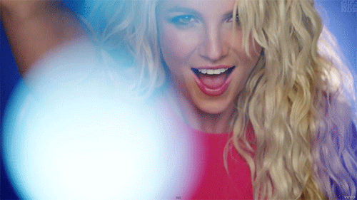 Artiesten Britney spears Gifs glimlachen vrolijkheid niet onder de indruk 