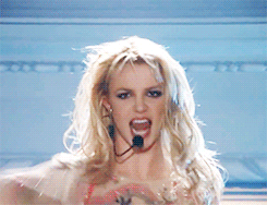 Britney Spears GIF. Bang Artiesten Britney spears Britney Gifs Geschokt Schreeuwen Grappig gezicht 