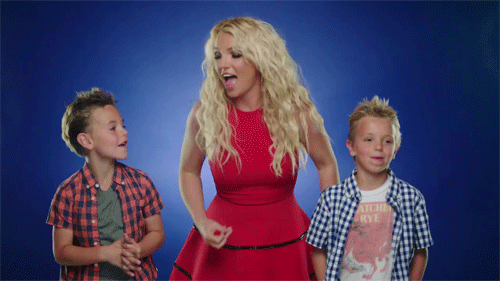 Dansen Artiesten Britney spears Gifs glimlachen grappig gezicht mic 