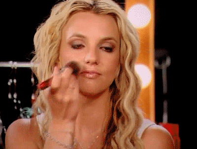 Artiesten Britney spears Gifs glimlachen vrolijkheid niet onder de indruk 