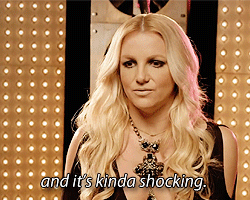 Britney Spears GIF. Bang Artiesten Britney spears Gifs Geschokt De x factor 